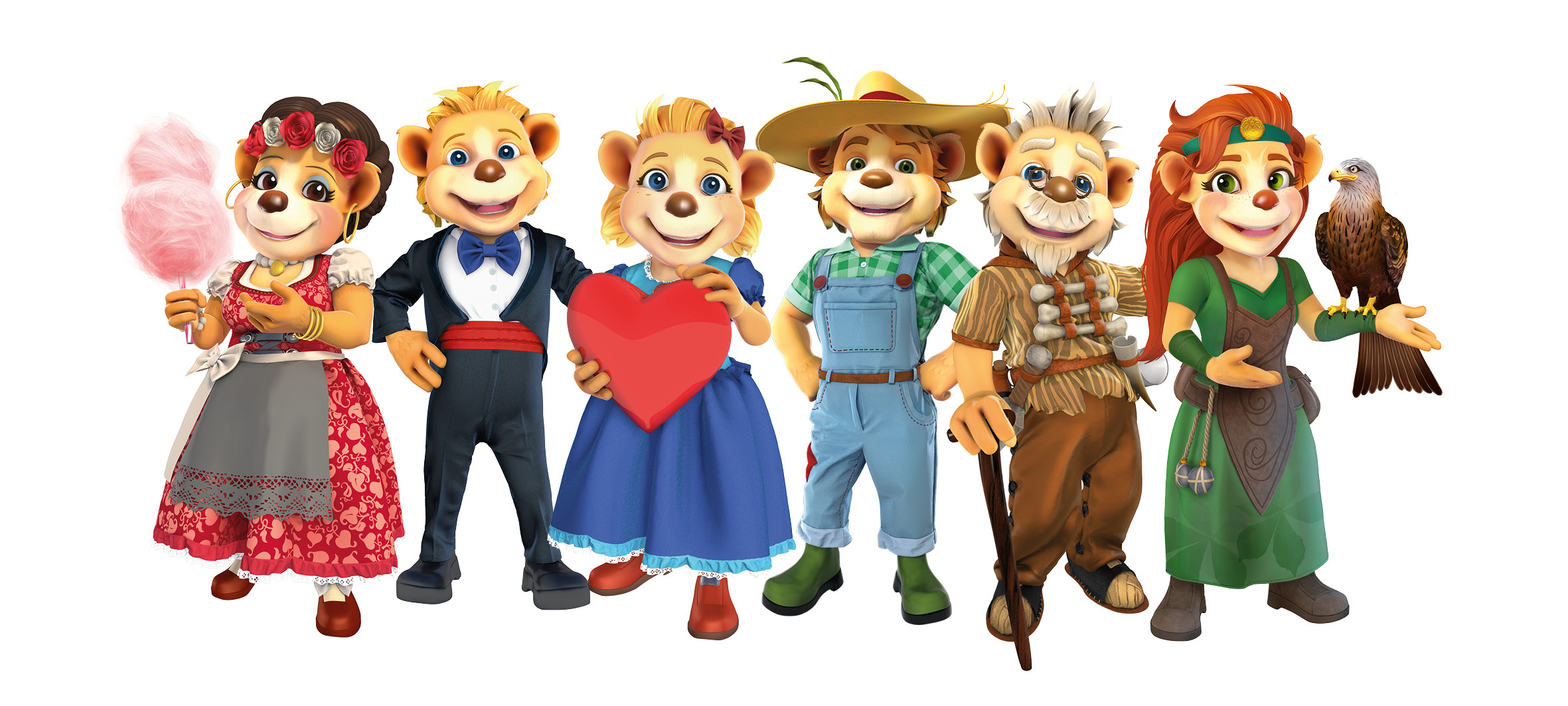 Muckel, Betty, grand-père Alfred et oncle Benno